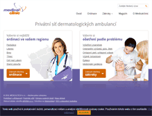 Tablet Screenshot of medicalclinic.cz